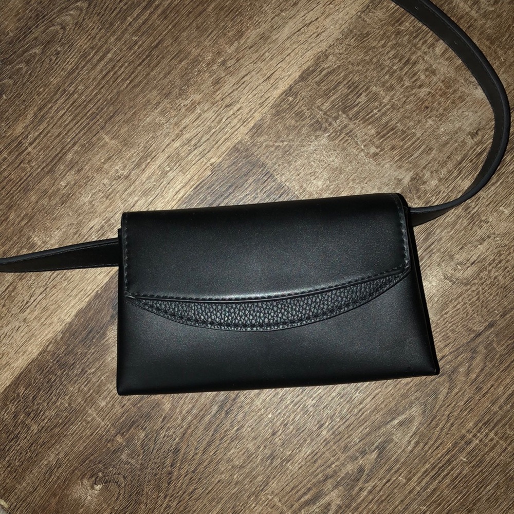 Faux Leather Belt Bag